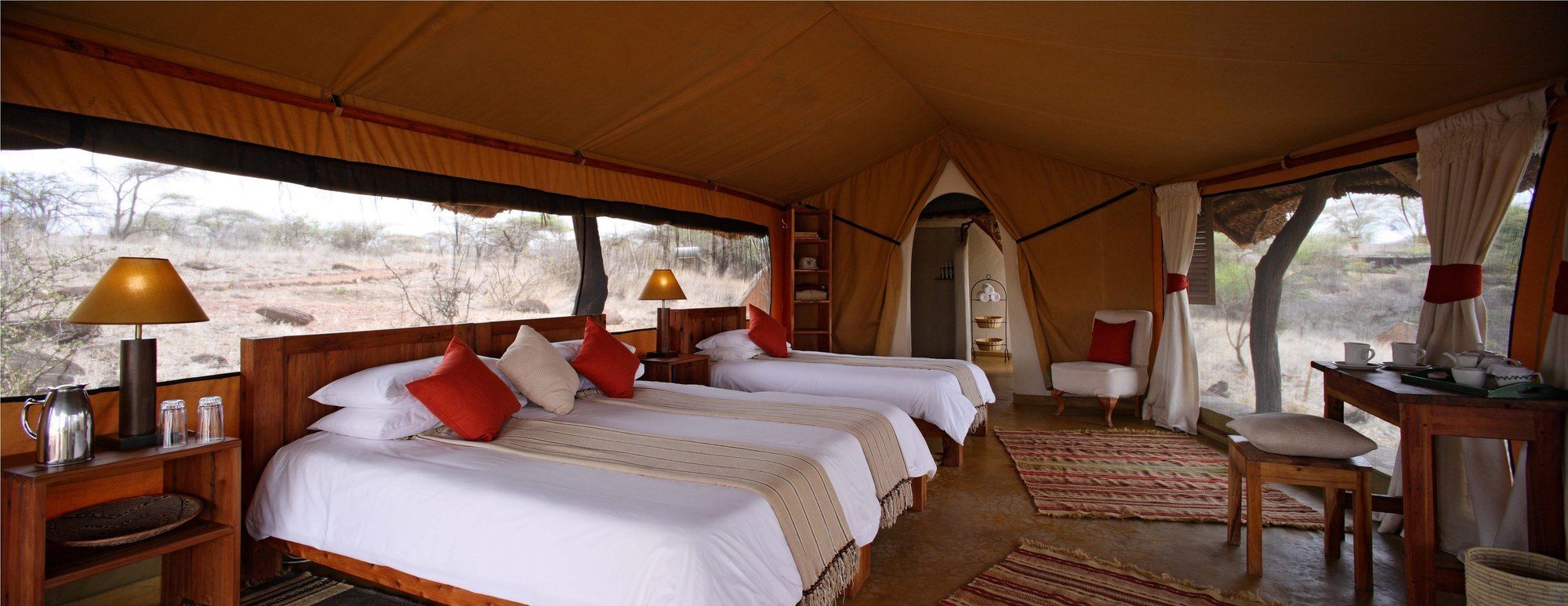 Hotel Elewana Lewa Safari Camp à Timau Extérieur photo